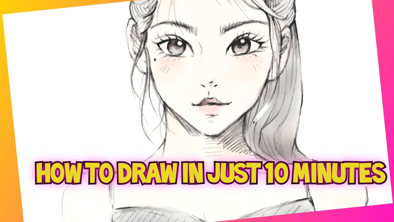 HOW TO DRAW CUTE GIRL | EASY STEP BY STEP BEAUTIFUL GIRL DRAWING | NEEL ...