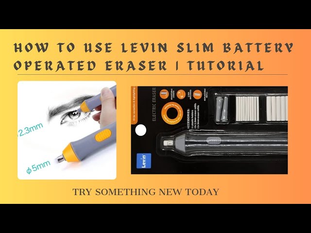 The Electric Eraser - how to use it and what it is amazing at