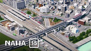 I Built Medium Sized Train Station & Connected to the Metro Line - Cities Skylines | Naha [EP 15]