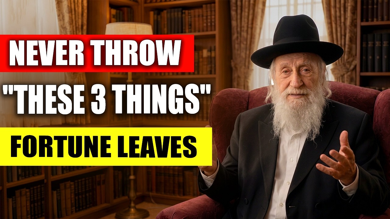 Why Jews NEVER Throw Away These 3 Things: Your Fortune Leaves With Them.