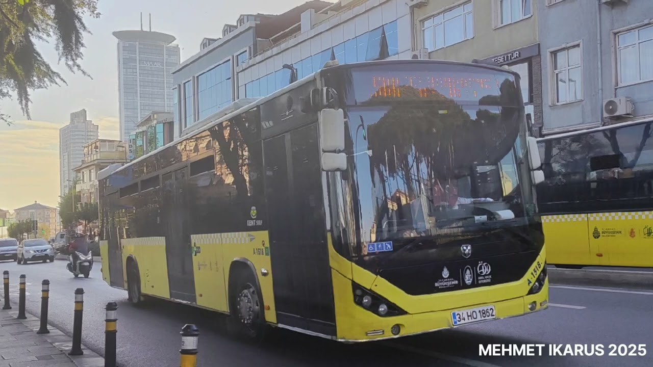 İstanbul ÖHO|A-1518|Otokar Kent 290LF|Voith+ZF AV132 Ses Kaydı