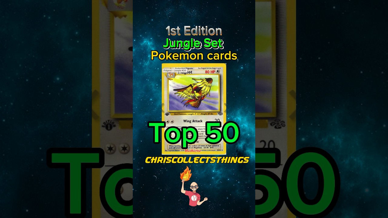 Top 50 Pokémon JUNGLE cards! 