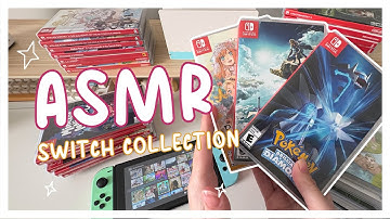 Nintendo Switch Collection ASMR | Breathy Whisper + Tapping Triggers