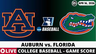 AUBURN VS FLORIDA LIVE College Baseball Game Score Radio Play-by-Play