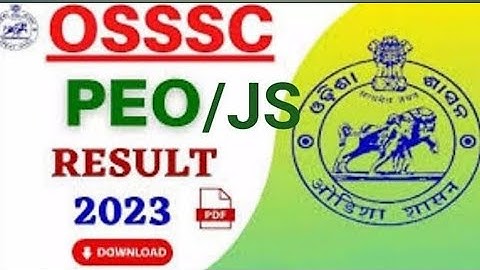 ଆସିଗଲା PEO EXAM RESULT। DOWNLOAD MERIT LIST। CHECK CUT OFF MARK DISTRICT WISE