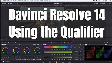 Davinci Resolve 14 -  Qualifier Tool