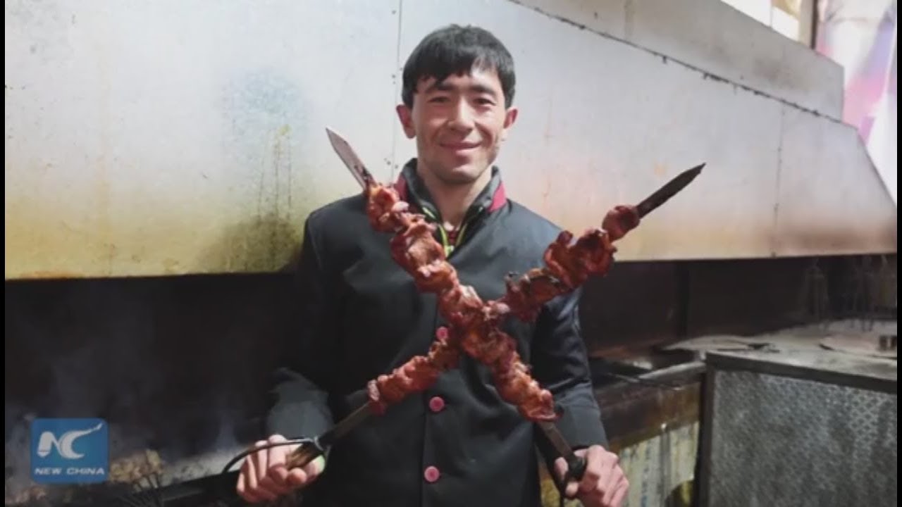 China Kitchen Knifelong Xinjiang kebabs YouTube