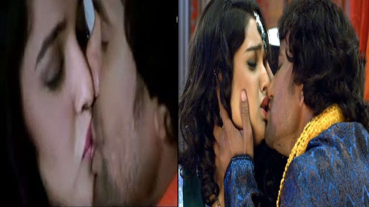 इस फिल्म में आम्रपाली का 10 मिनट तक चला ये किसिंग सीन | WATCH: Amrapali  Dubey Intense Lip-Lock Scene - YouTube