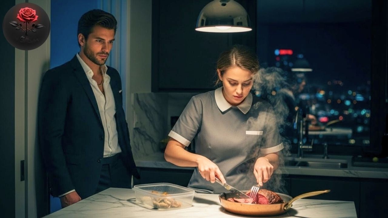 Mafia Boss Caught His Maid Stealing Leftovers — He Followed Her Home and FROZE When He Saw…