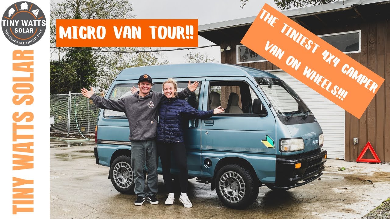 ⁣WE BOUGHT THE TINIEST 4x4 CAMPER VAN IN THE WORLD!