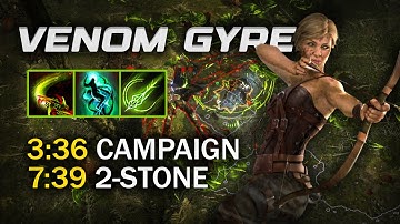 7:39 Venom Gyre 2 Stone Run | Path of Exile 3.27