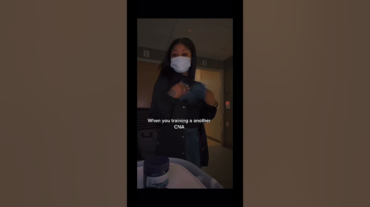 When training a CNA #cna #nurseassissant