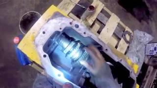 john deere 310d  transaxle reassembly (part1)