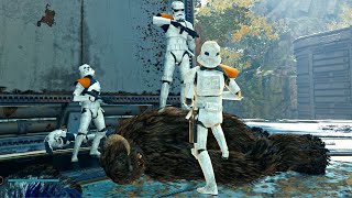 10 of All Imperial Troopers VS Mogu - STAR WARS JEDI SURVIVOR