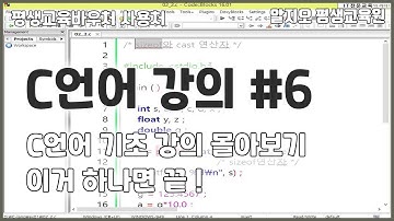 🍕C언어 기초 강의🌭 몰아보기 #6 - 이거 하나면 끝!!! Clang Basics Tutorial