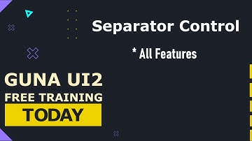 Guna UI2 Separator Control