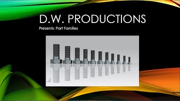 Siemens NX 10 - Part Families - Hex Bolt