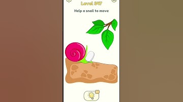 DOP 2 Delete One Part 🗑🧼🪠 level 347 help a snail to move #shorts