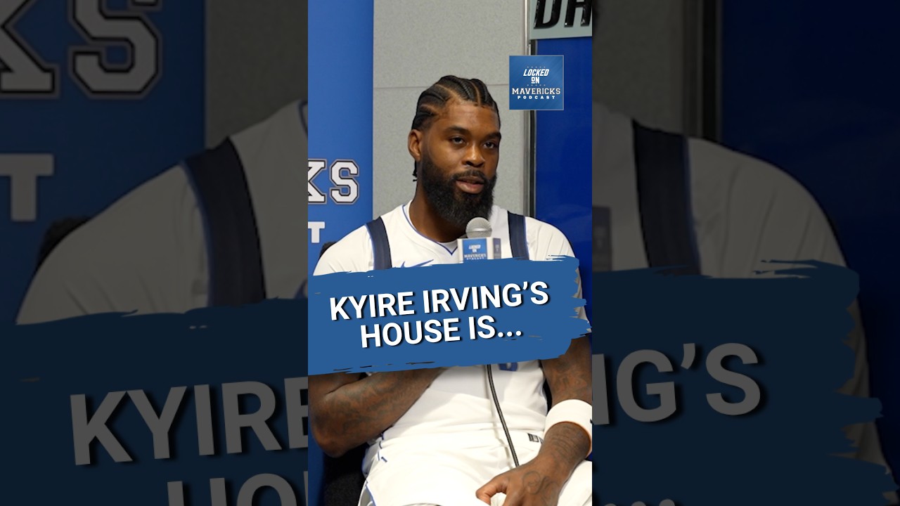 Naji Marshall enjoyed his time in LA with the Dallas Mavericks at Kyrie Irving’s house 😅