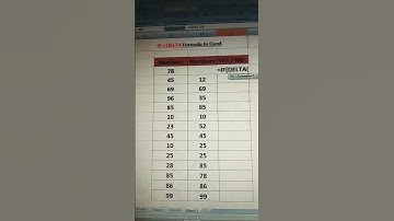 If+Delta Formula in Ms Excel 🔥💯#exceltips #advancexcel #exceltips #trending #excelsolutions