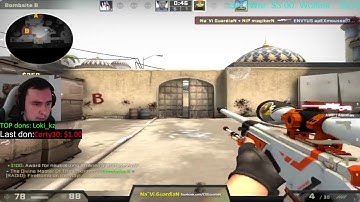 CS:GO - s1mple and GuardiaN playing FPL on Dust 2
