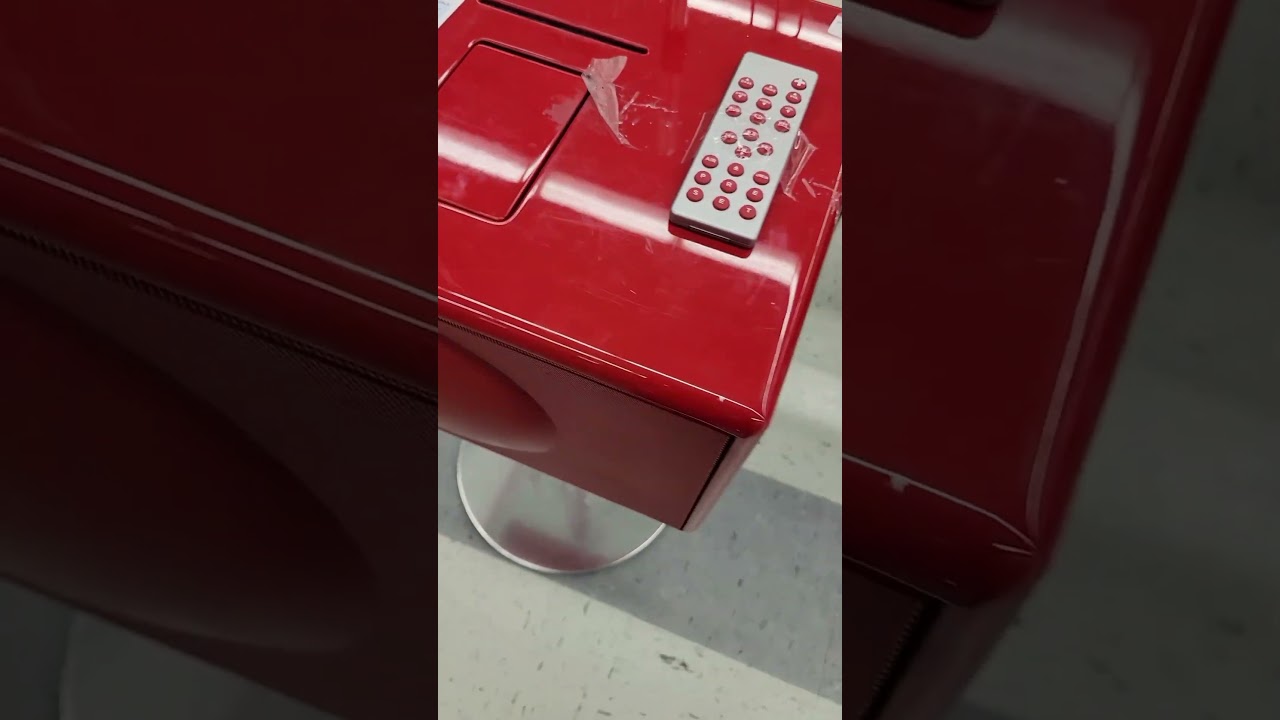 Geneva Devil Red iPod Dock & CD Player at the Thrift