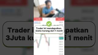 Trader ini mendapatkan 3Juta kurang dari 1 menit #xauusd #trading #forex #shorts @Agungsaputrafx