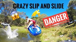  Crazy Slip And Slide My First Vlog 001