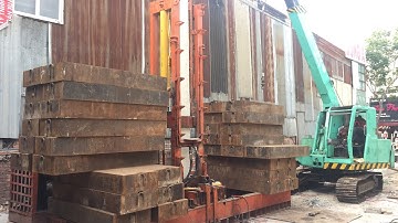 Kho Tư liệu Xây dựng - Quy trình Ép cọc tải sắt | Các bước trong ép cọc nhà phố