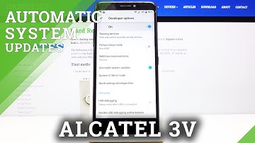 How to Set Automatic System Updates in ALCATEL 3V – Newest System Version