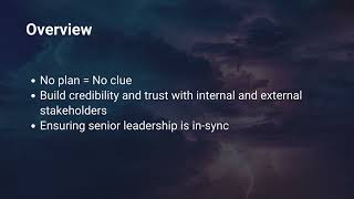 Overview - Predictive Impacts & Proactive Planning