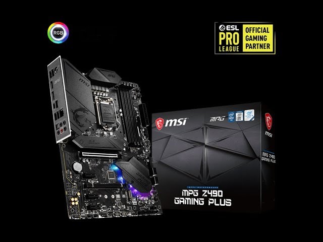 MSI MPG Z490 Gaming Plus Motherboard Unboxing and Overview - YouTube