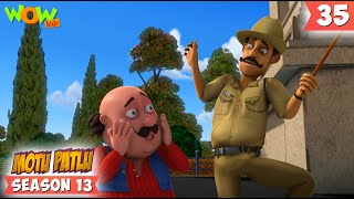 human statue ka raaz s13 35 motu patlu new cartoons for kids spot