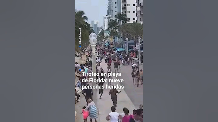 #hollywoodbeach tiroteo en #florida #univisionnoticias
