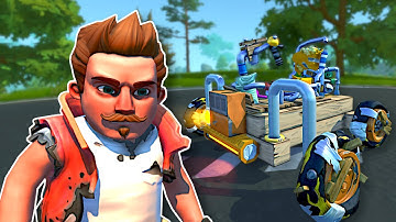 BUILDING OUR FIRST SURVIVAL CAR! - Scrap Mechanic Survival Gameplay