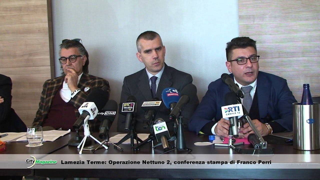 City Magazine - Operazione Nettuno 2 - Conferenza Stampa di Franco Perri