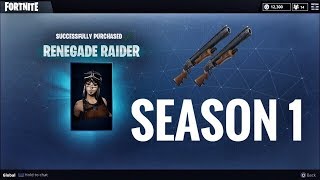 THE EVOLUTION OF FORTNITE - NOSTALGIA (Season 1-4) Part 1