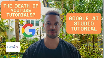 How To Use Google AI Studio (The Death Of YouTube Tutorials?)