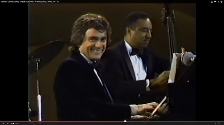 DUDLEY MOORE PLAYS "JAZZ & GERSHWIN" AT HOLLYWOOD ...