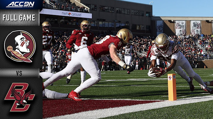 Florida State vs. Boston College Full Game | 2021 ACC Football