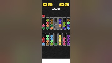 Ball sort puzzle level 129 #ballsortpuzzle