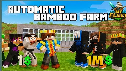 MINECRAFT MC FLEET EPISODE 1 I MAKE A BAMBOO FARM @McFleetDotNet @GamerFleet #mcfleet