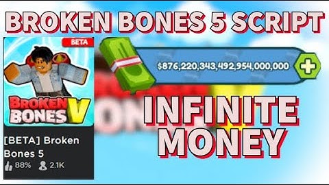 (NEW) BROKEN BONES 5 Best Roblox Script / INFINITE MONEY!