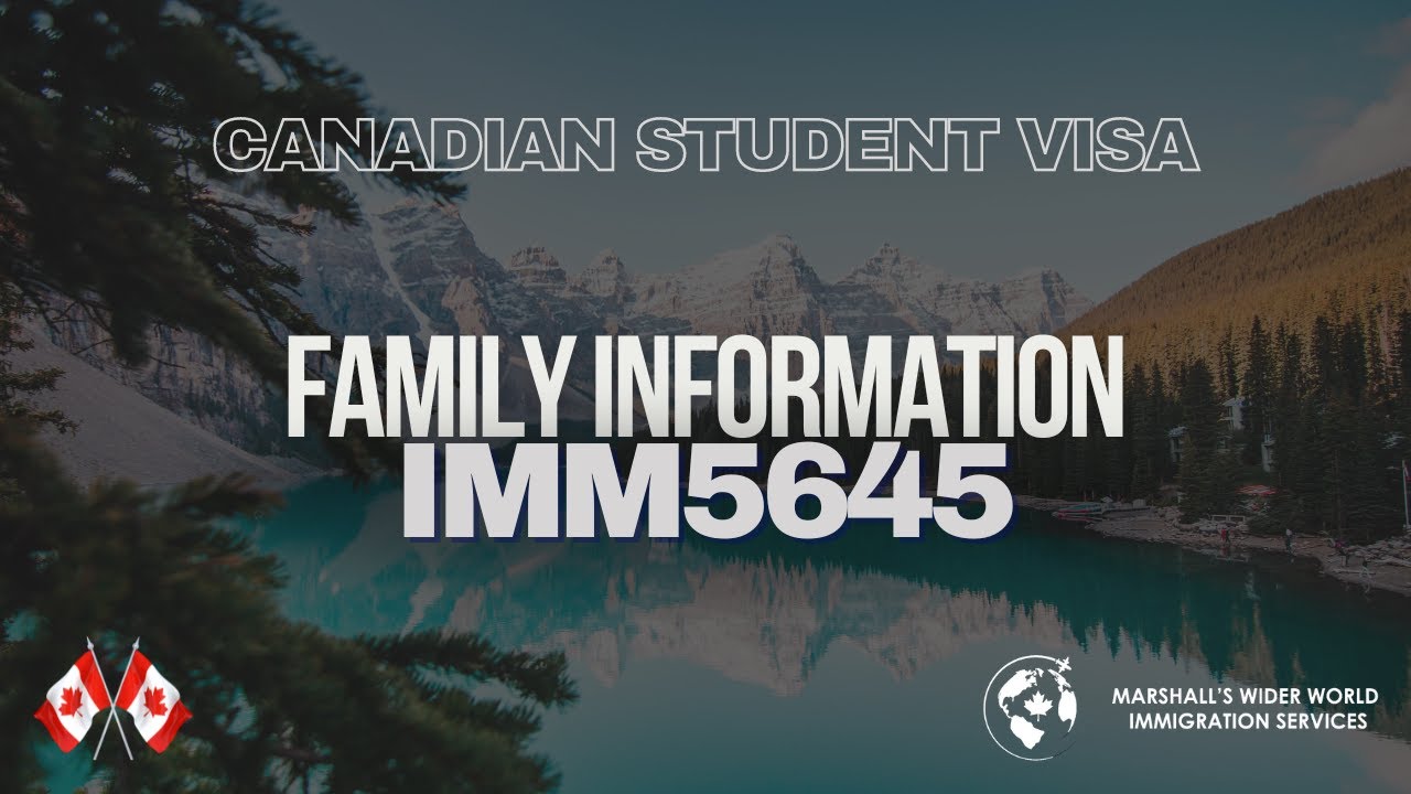 IMM5645 - Family Information