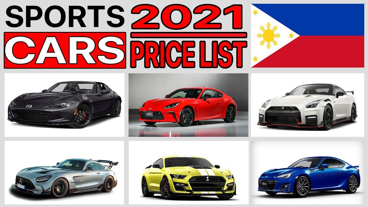 Sports Car Price List In Philippines 2021 YouTube Sports Car Price List In Philippines 2021 YouTube