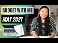 💸 Budgeting for May 2021 | New Sinking Funds | Debt Free Journey