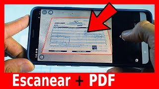 Como ESCANEAR un DOCUMENTO con el Celular y pasarlo a PDF