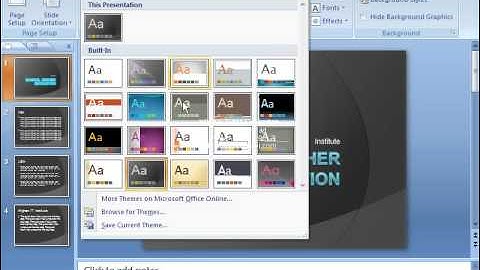 MS PowerPoint 2007 Part 2) in Dari / Farsi Omar Akbari