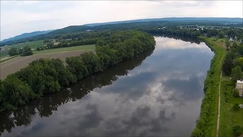 Syma X8C & Runcam HD Connecticut River Flight Take II