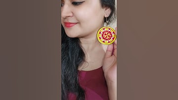 Paper quilling earrings